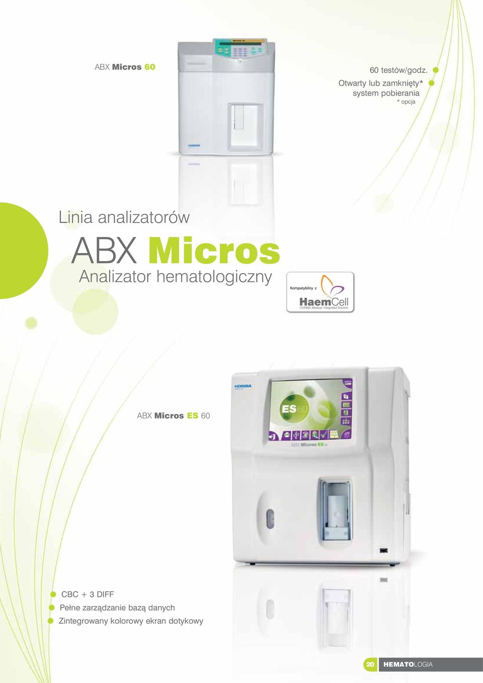 analizatorów ABX Micros Analizator hematologiczny ABX Micros