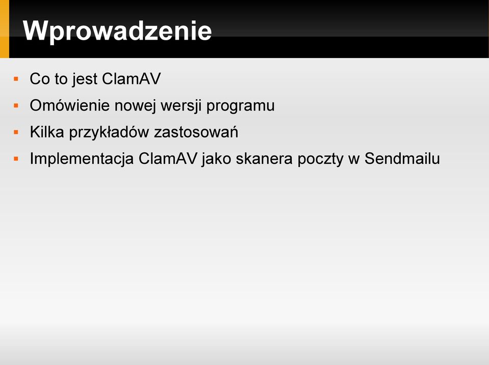 Kilka przykładów zastosowań