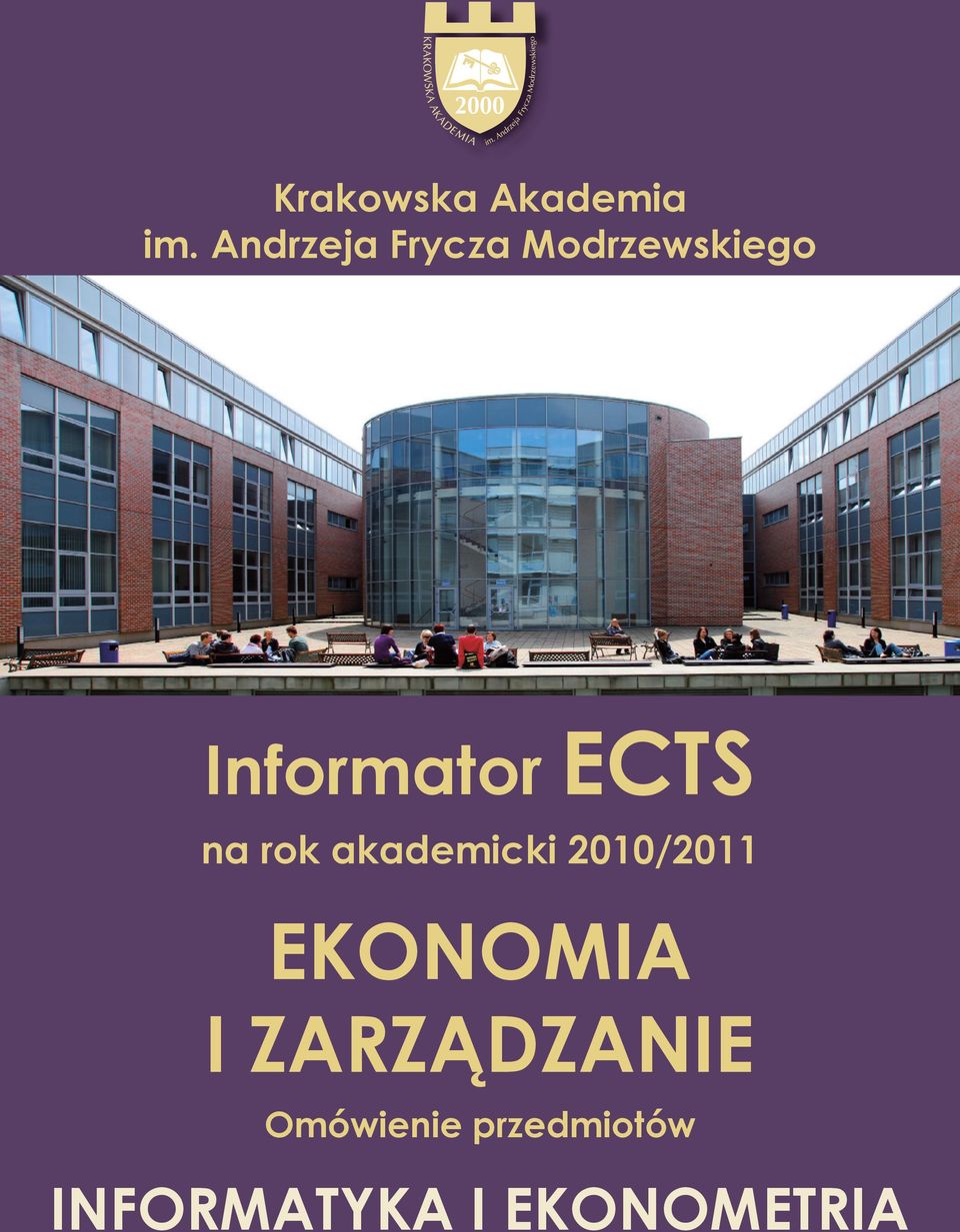 Informator ECTS na rok akademicki