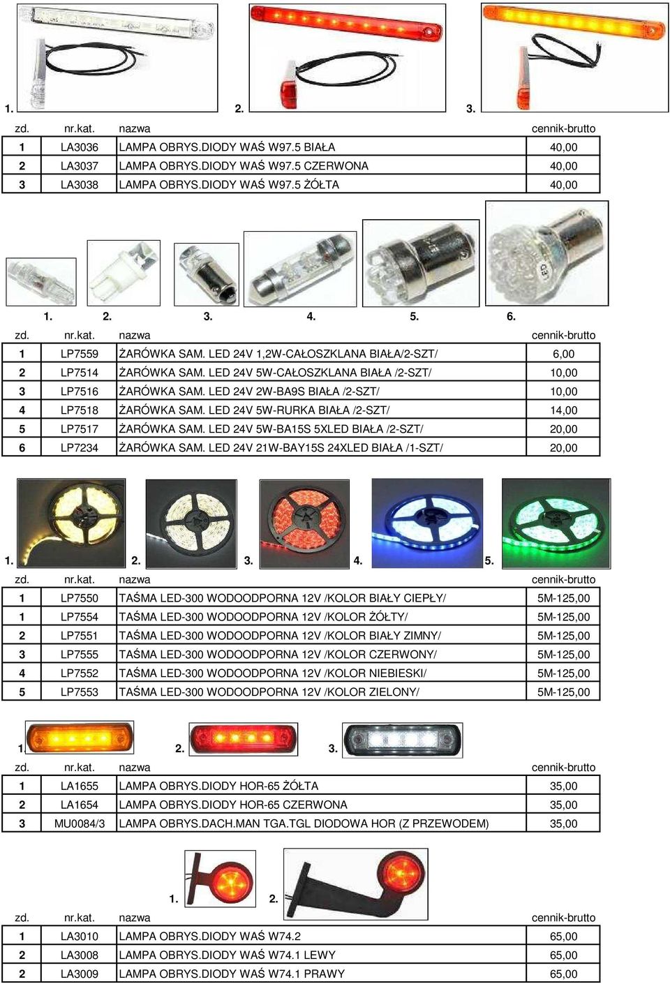 LED 24V 5W