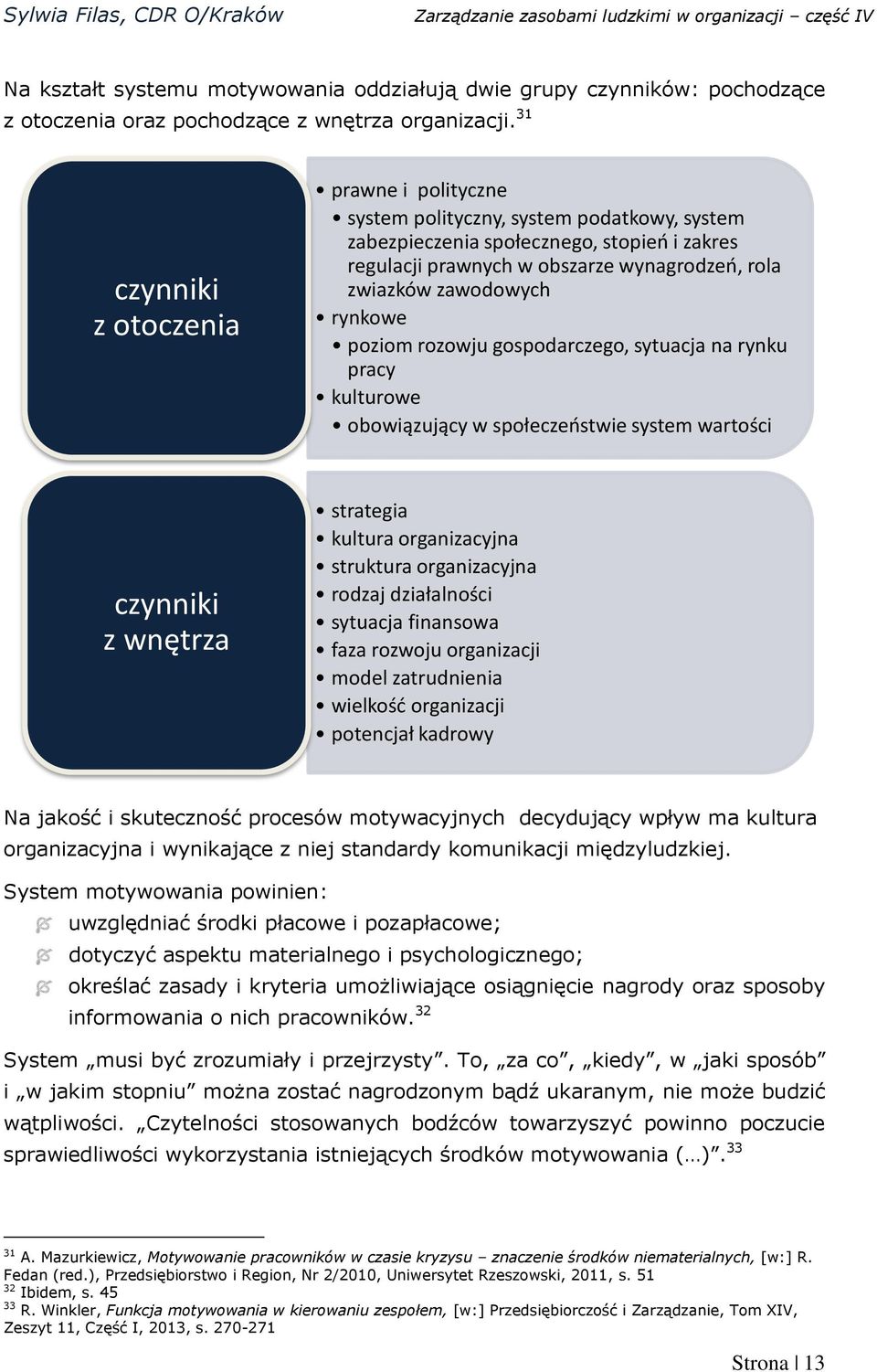 zawodowych rynkowe poziom rozowju gospodarczego, sytuacja na rynku pracy kulturowe obowiązujący w społeczeństwie system wartości czynniki z wnętrza strategia kultura organizacyjna struktura