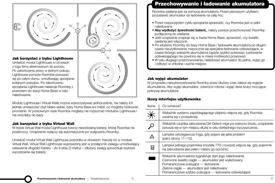 Po zakończeniu pracy w jednym pokoju, Lighthouse pomoże Roombie poruszać się po całym domu, umożliwiając sprzątanie kolejnych pokojów.