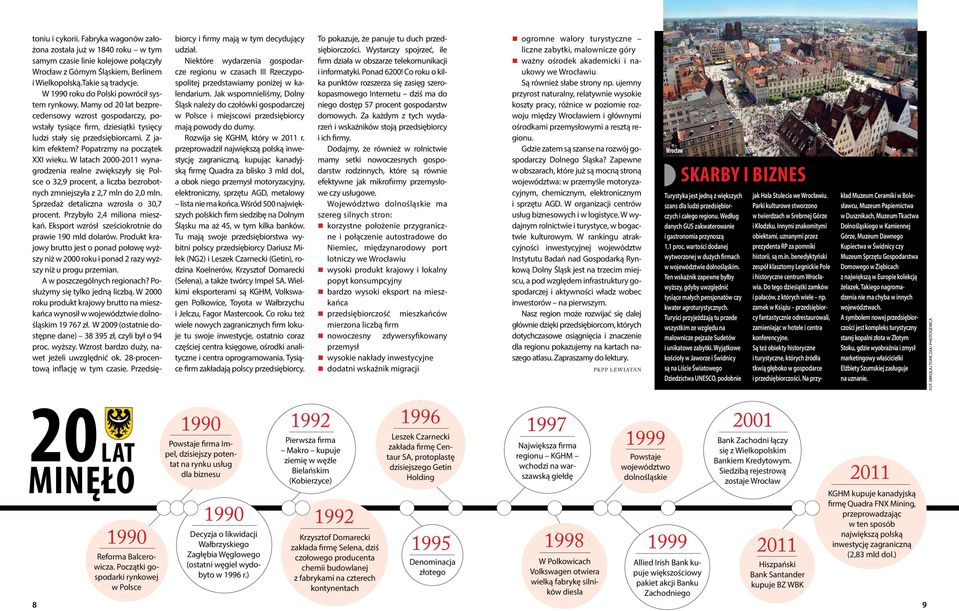 Popatrzmy na początek XXI wieku. W latach 2000-2011 wynagrodzenia realne zwiększyły się Polsce o 32,9 procent, a liczba bezrobotnych zmniejszyła z 2,7 mln do 2,0 mln.