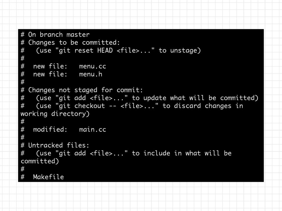 h # # Changes not staged for commit: # (use "git add <file>.