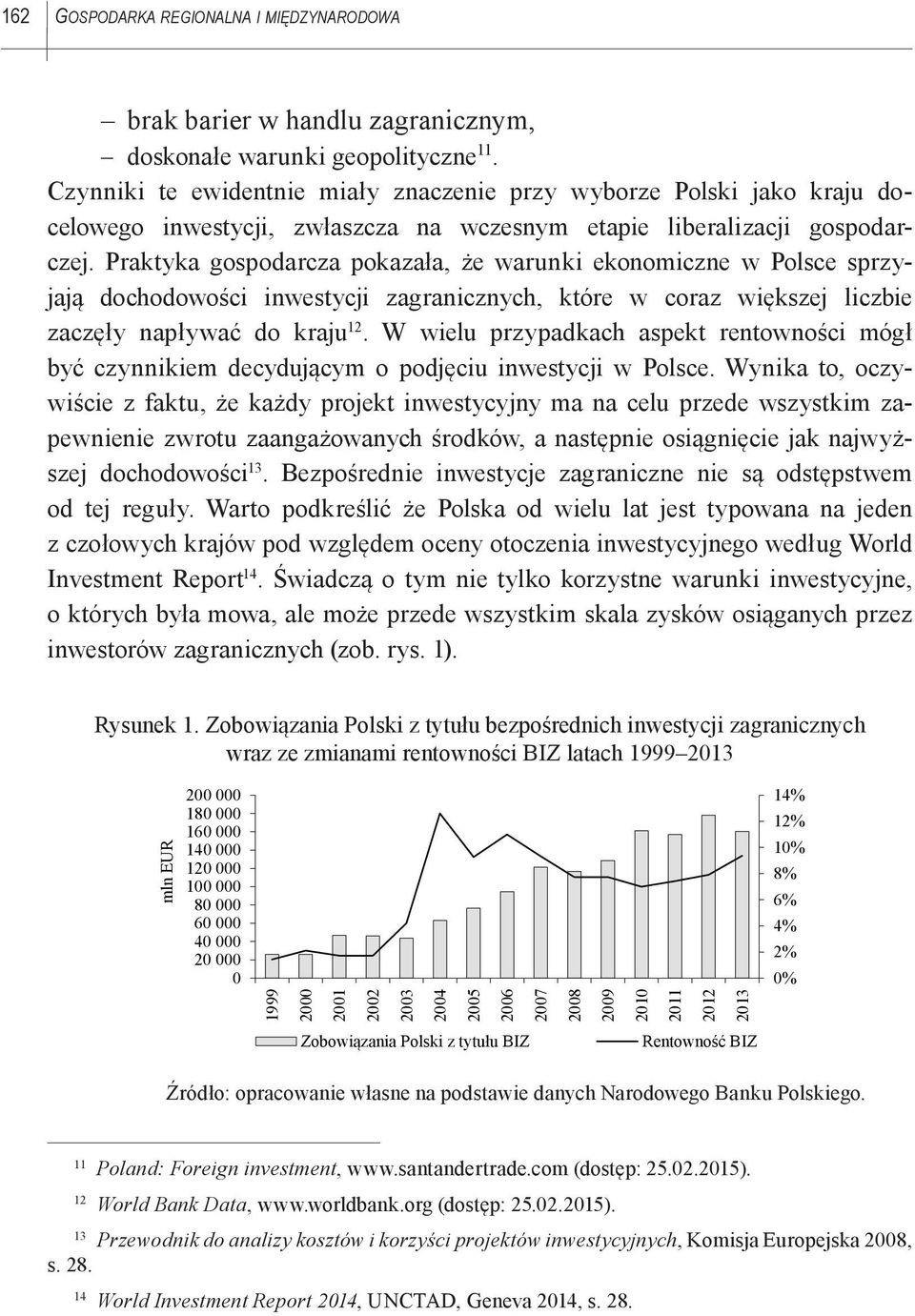 Praktyka gospodarcza pokazała, że warunki ekonomiczne w Polsce sprzyjają dochodowości inwestycji zagranicznych, które w coraz większej liczbie zaczęły napływać do kraju 12.