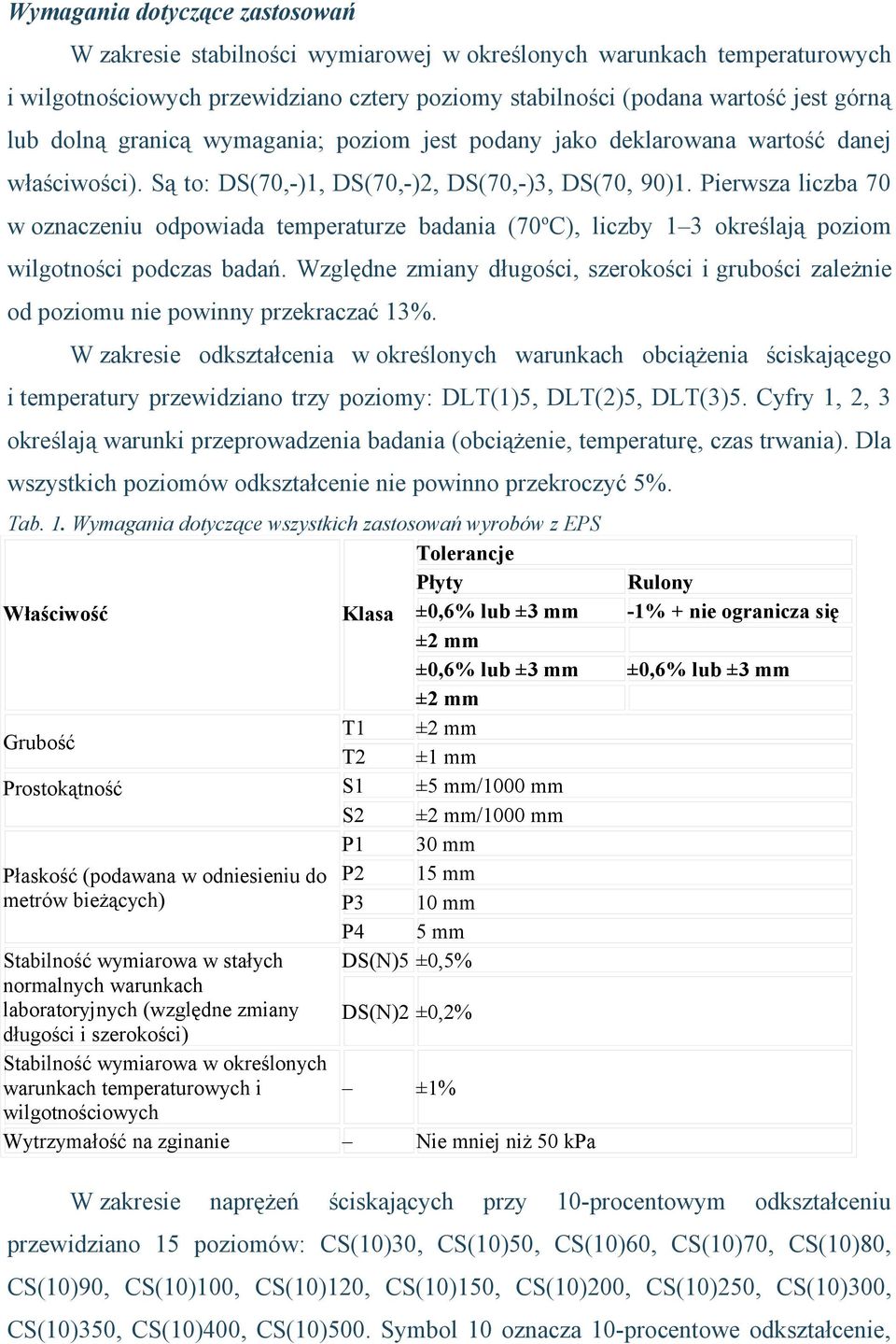 Pierwsza liczba 70 w oznaczeniu odpowiada temperaturze badania (70 o C), liczby 1 3 określają poziom wilgotności podczas badań.