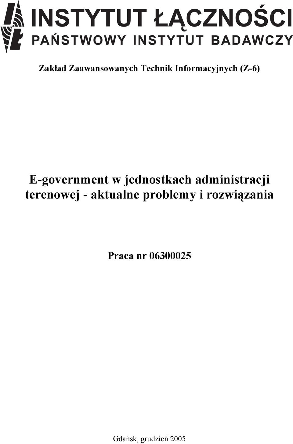 jednostkach administracji terenowej -