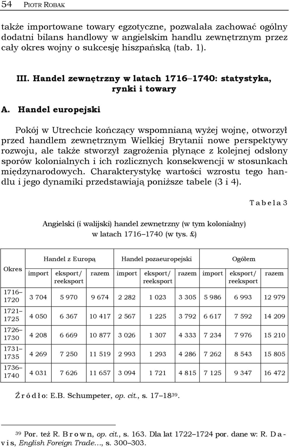 Handel europejski Pokój w Utrechcie kończący wspomnianą wyżej wojnę, otworzył przed handlem zewnętrznym Wielkiej Brytanii nowe perspektywy rozwoju, ale także stworzył zagrożenia płynące z kolejnej