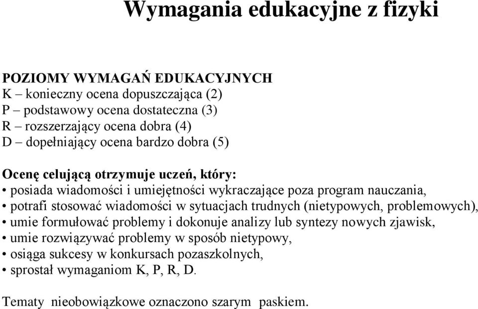 potrafi stosować wiadomości w sytuacjach trudnych (nietypowych, problemowych), umie formułować problemy i dokonuje analizy lub syntezy nowych zjawisk, umie