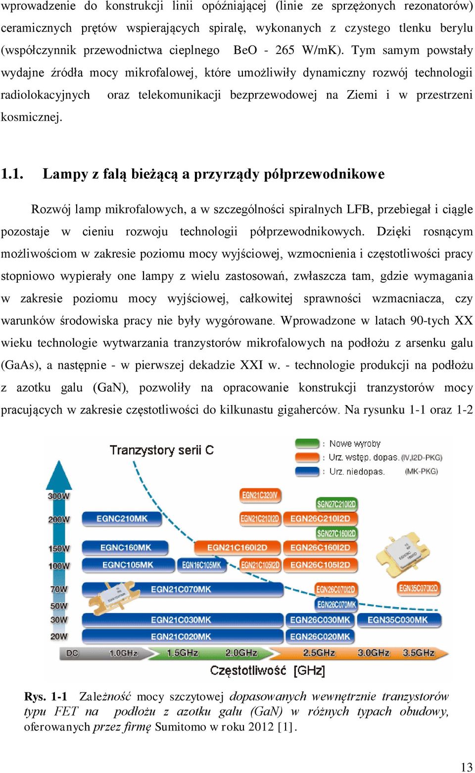 Tym samym powstały wydajne źródła mocy mikrofalowej, które umożliwiły dynamiczny rozwój technologii radiolokacyjnych oraz telekomunikacji bezprzewodowej na Ziemi i w przestrzeni kosmicznej. 1.