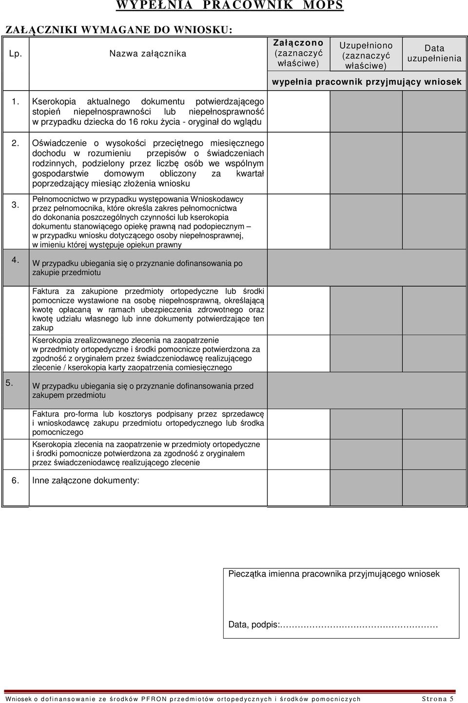 Oświadczenie o wysokości przeciętnego miesięcznego dochodu w rozumieniu przepisów o świadczeniach rodzinnych, podzielony przez liczbę osób we wspólnym gospodarstwie domowym obliczony za kwartał