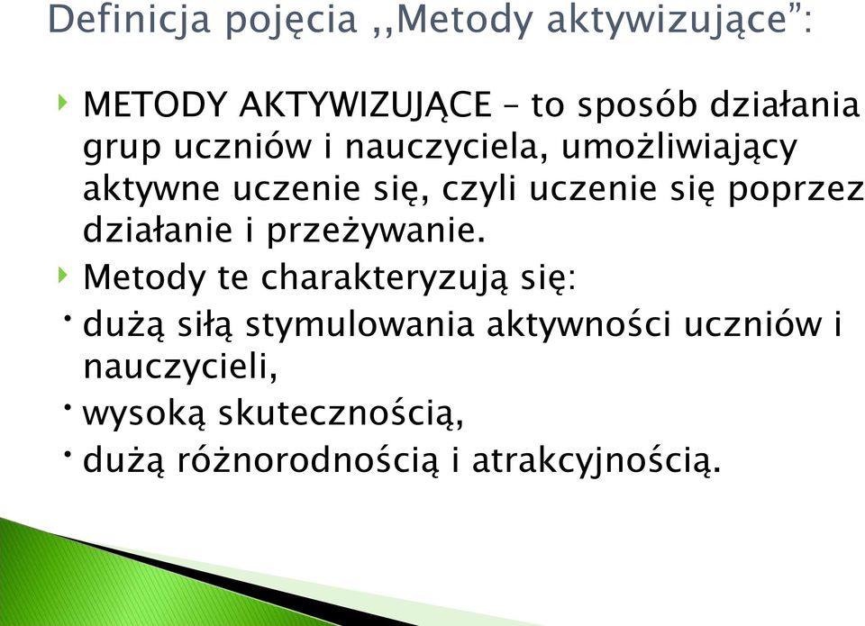 działanie i przeżywanie.