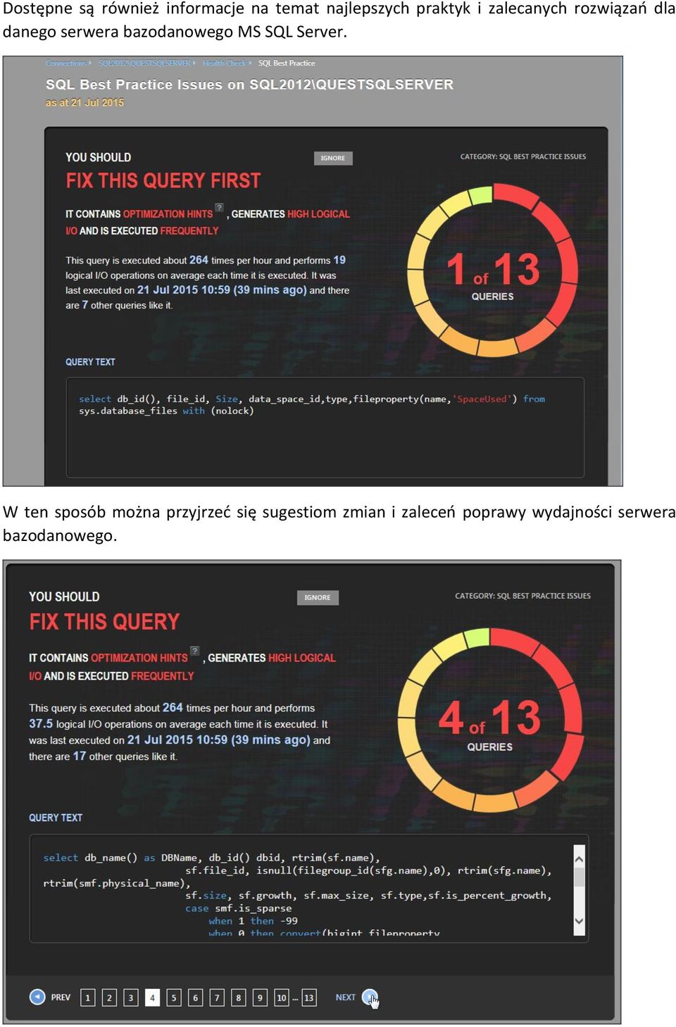 bazodanowego MS SQL Server.