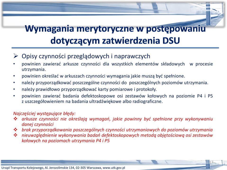 należy prawidłowo przyporządkowad karty pomiarowe i protokoły.