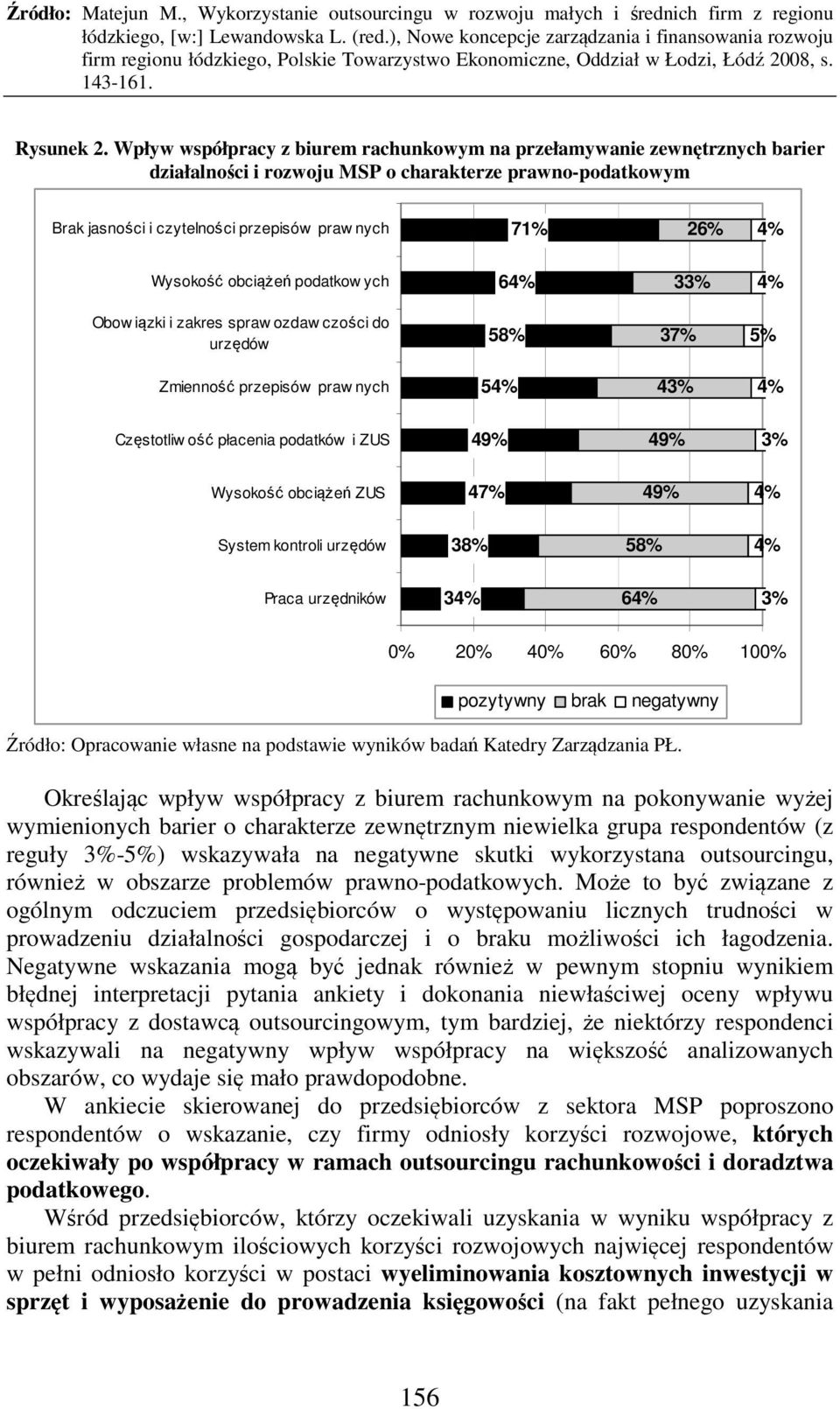 Wysokość obciążeń podatkow ych 64% 33% 4% Obow iązki i zakres spraw ozdaw czości do urzędów 58% 37% 5% Zmienność przepisów praw nych 54% 43% 4% Częstotliw ość płacenia podatków i ZUS 49% 49% 3%