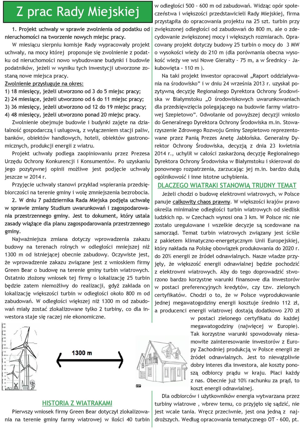 inwestycji utworzone zostaną nowe miejsca pracy.