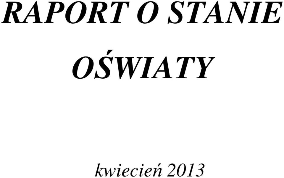 OŚWIATY