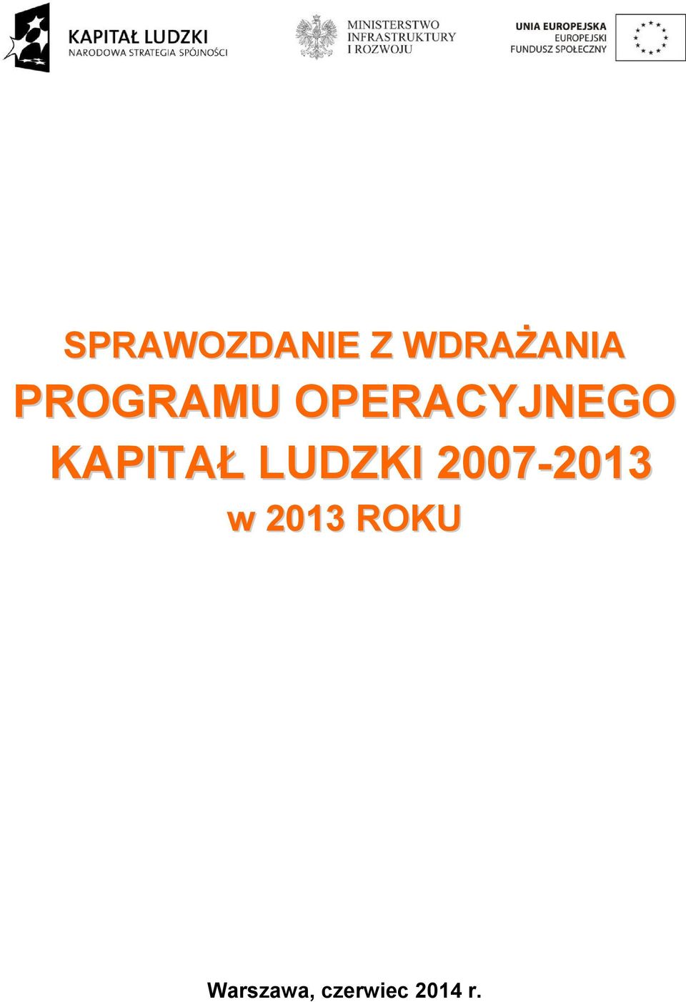 KAPITAŁ LUDZKI 2007-2013 w