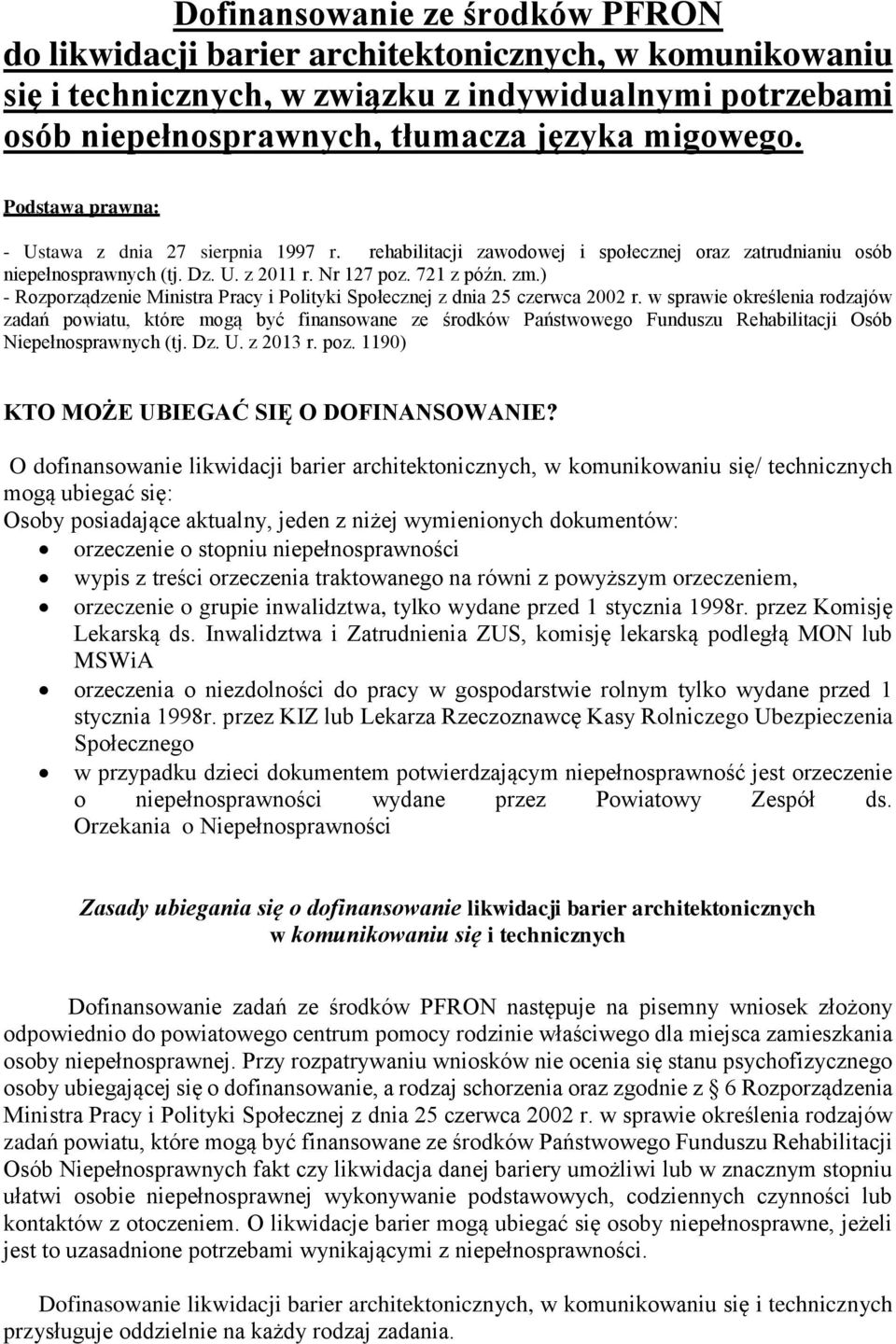 ) - Rozporządzenie Ministra Pracy i Polityki Społecznej z dnia 25 czerwca 2002 r.