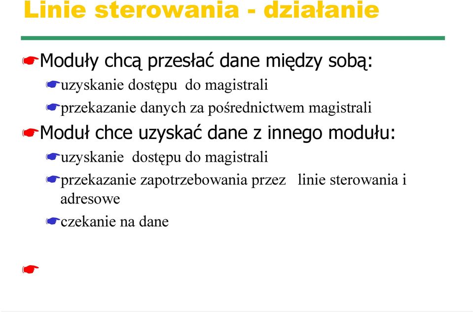 magistrali Moduł chce uzyskać dane z innego modułu: uzyskanie dostępu do