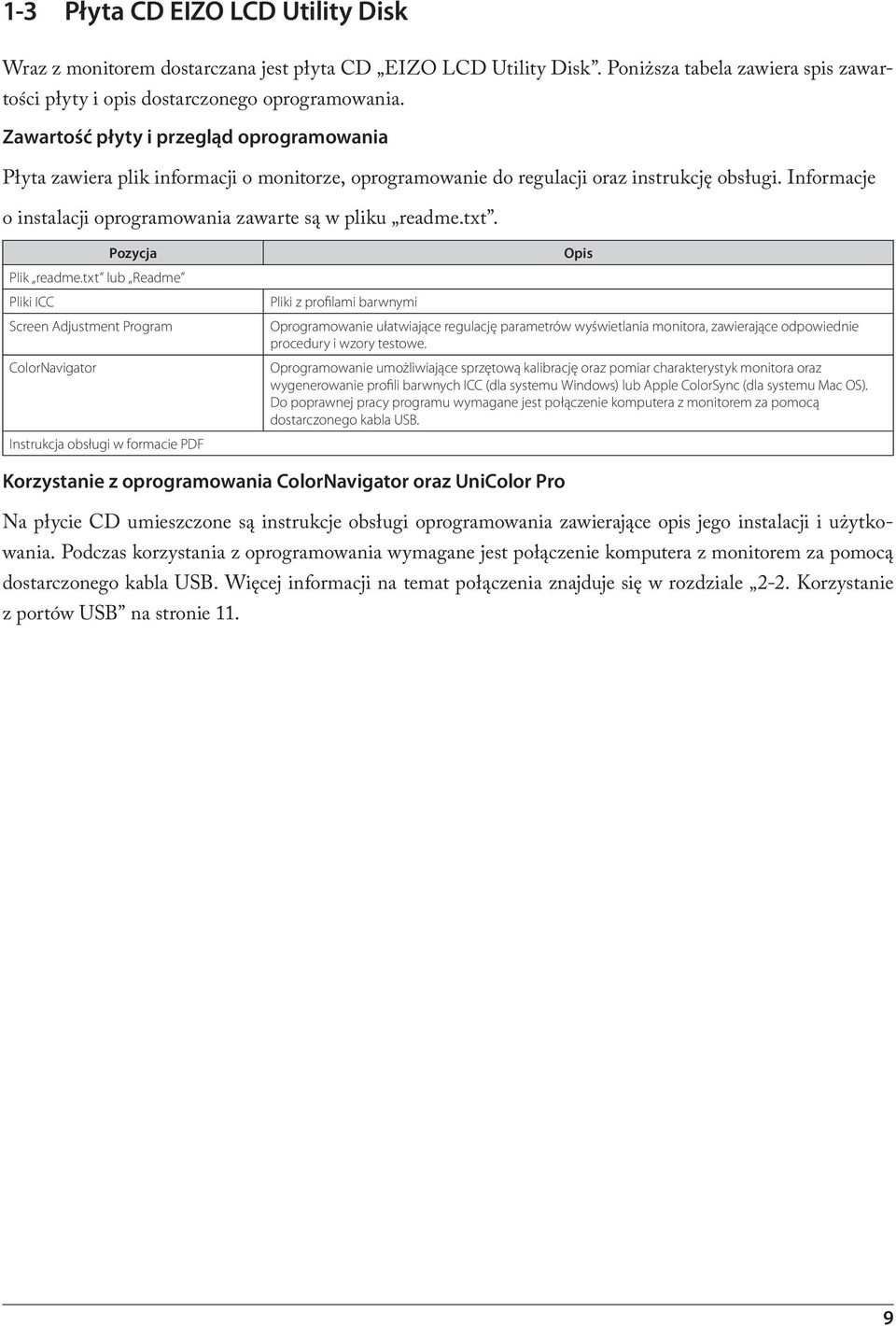 Informacje o instalacji oprogramowania zawarte są w pliku readme.txt. Pozycja Plik readme.