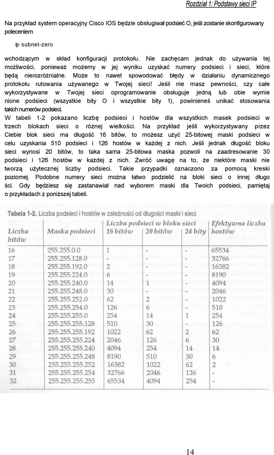 Może to nawet spowodować błędy w działaniu dynamicznego protokołu rutowania używanego w Twojej sieci!