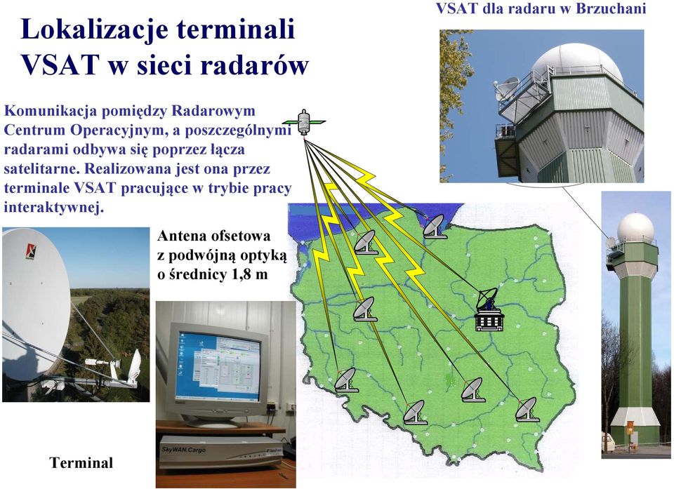 Realizowana jest ona przez terminale VSAT pracujące w trybie pracy interaktywnej.