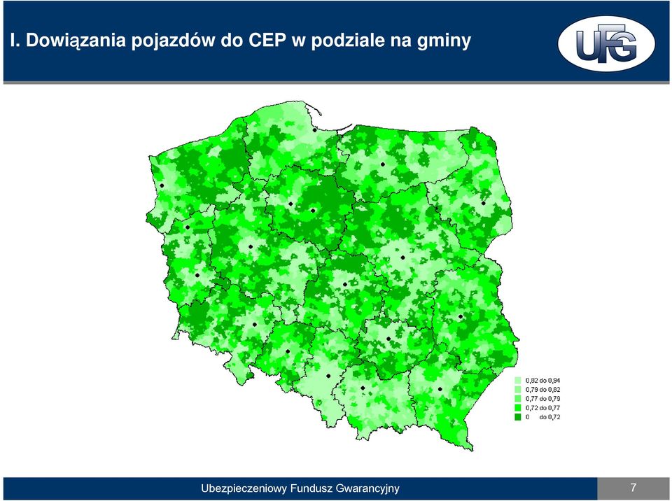 podziale na gminy