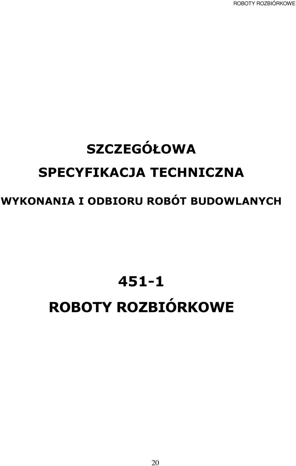 TECHNICZNA WYKONANIA I