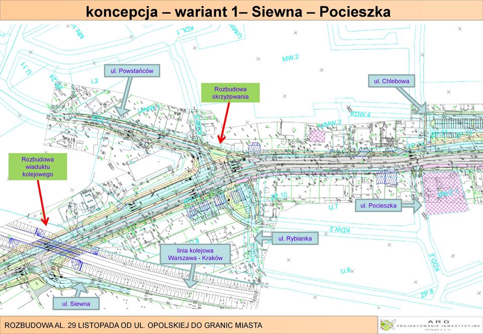 Chlebowa wiaduktu kolejowego ul.