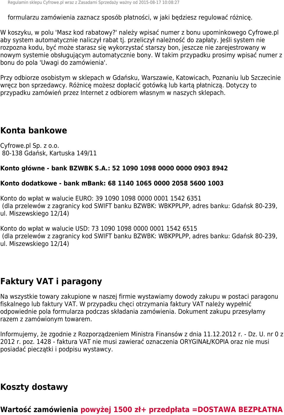 Jeśli system nie rozpozna kodu, być może starasz się wykorzystać starszy bon, jeszcze nie zarejestrowany w nowym systemie obsługującym automatycznie bony.