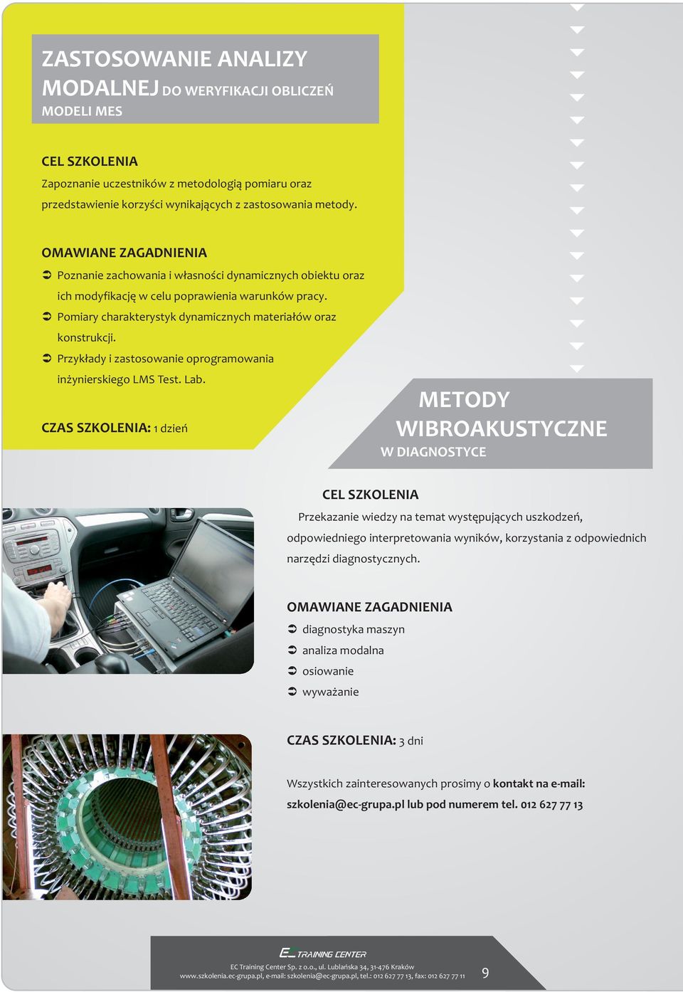 Przyk³ady i zastosowanie oprogramowania in ynierskiego LMS Test. Lab.