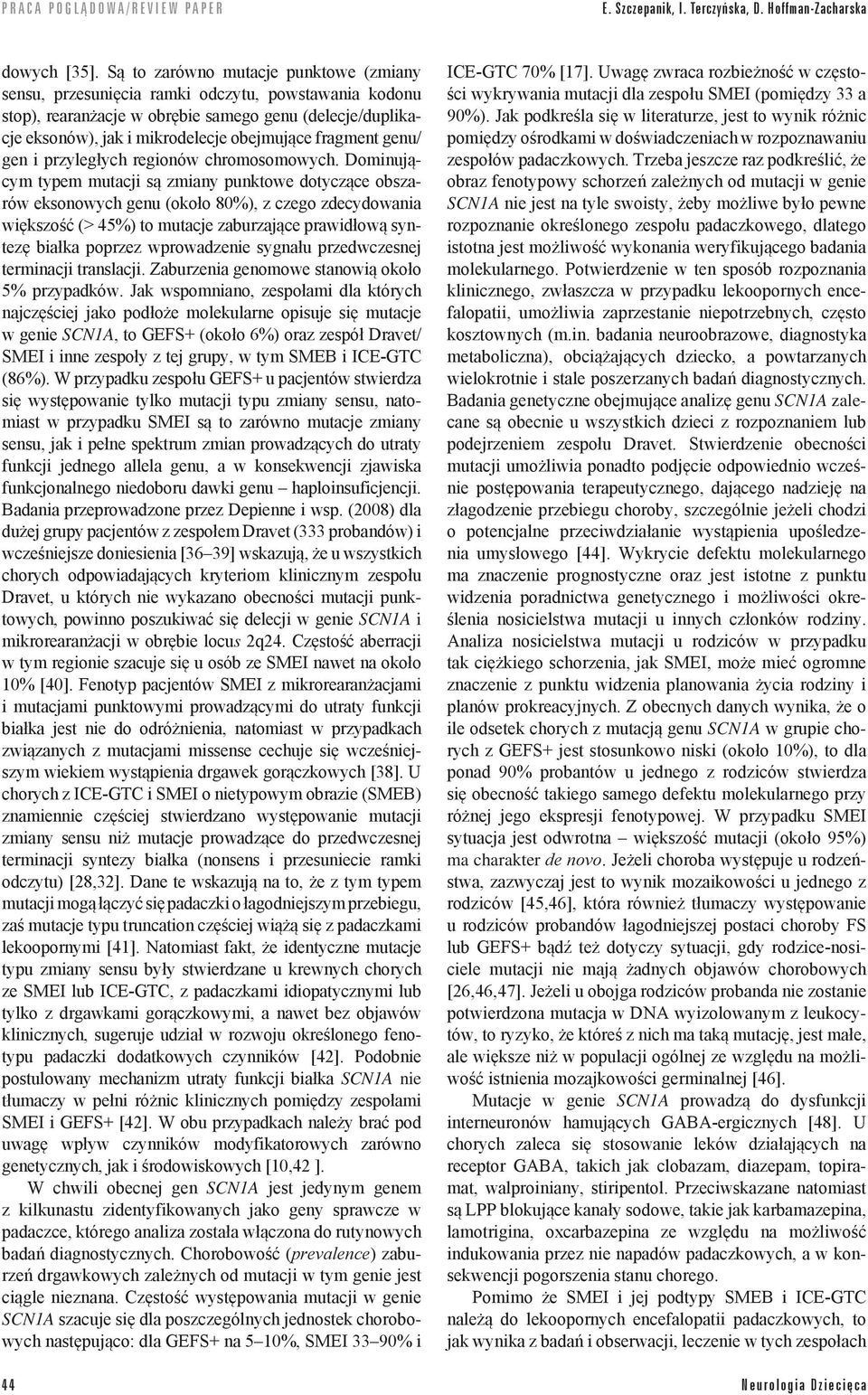 fragment genu/ gen i przyległych regionów chromosomowych.