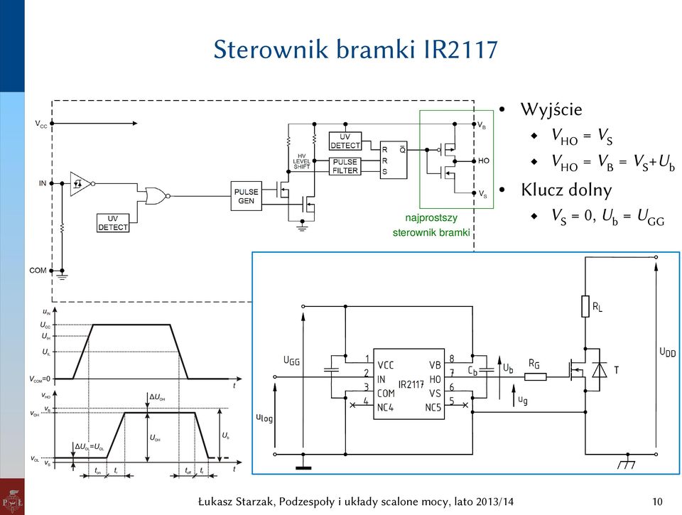 Wyjście VHO = VS VHO = VB =