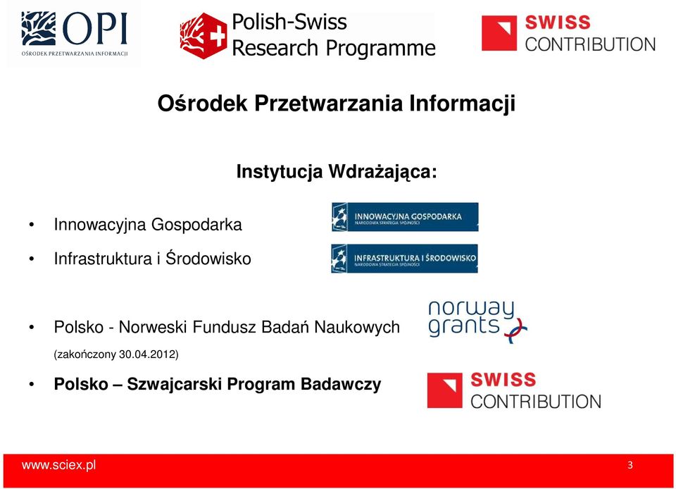 Polsko - Norweski Fundusz Badań Naukowych (zakończony