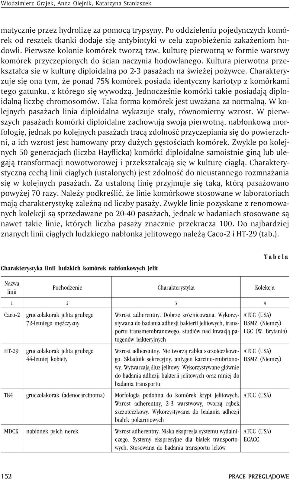 kulturê pierwotn¹ w formie warstwy komórek przyczepionych do œcian naczynia hodowlanego. Kultura pierwotna przekszta³ca siê w kulturê diploidaln¹ po 2-3 pasa ach na œwie ej po ywce.