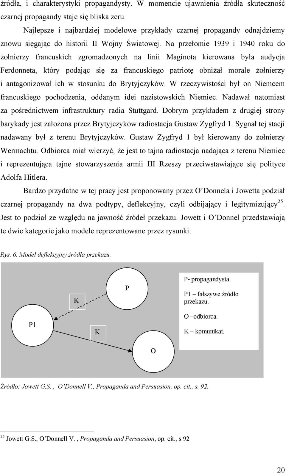 Na przełomie 1939 i 1940 roku do żołnierzy francuskich zgromadzonych na linii Maginota kierowana była audycja Ferdonneta, który podając się za francuskiego patriotę obniżał morale żołnierzy i