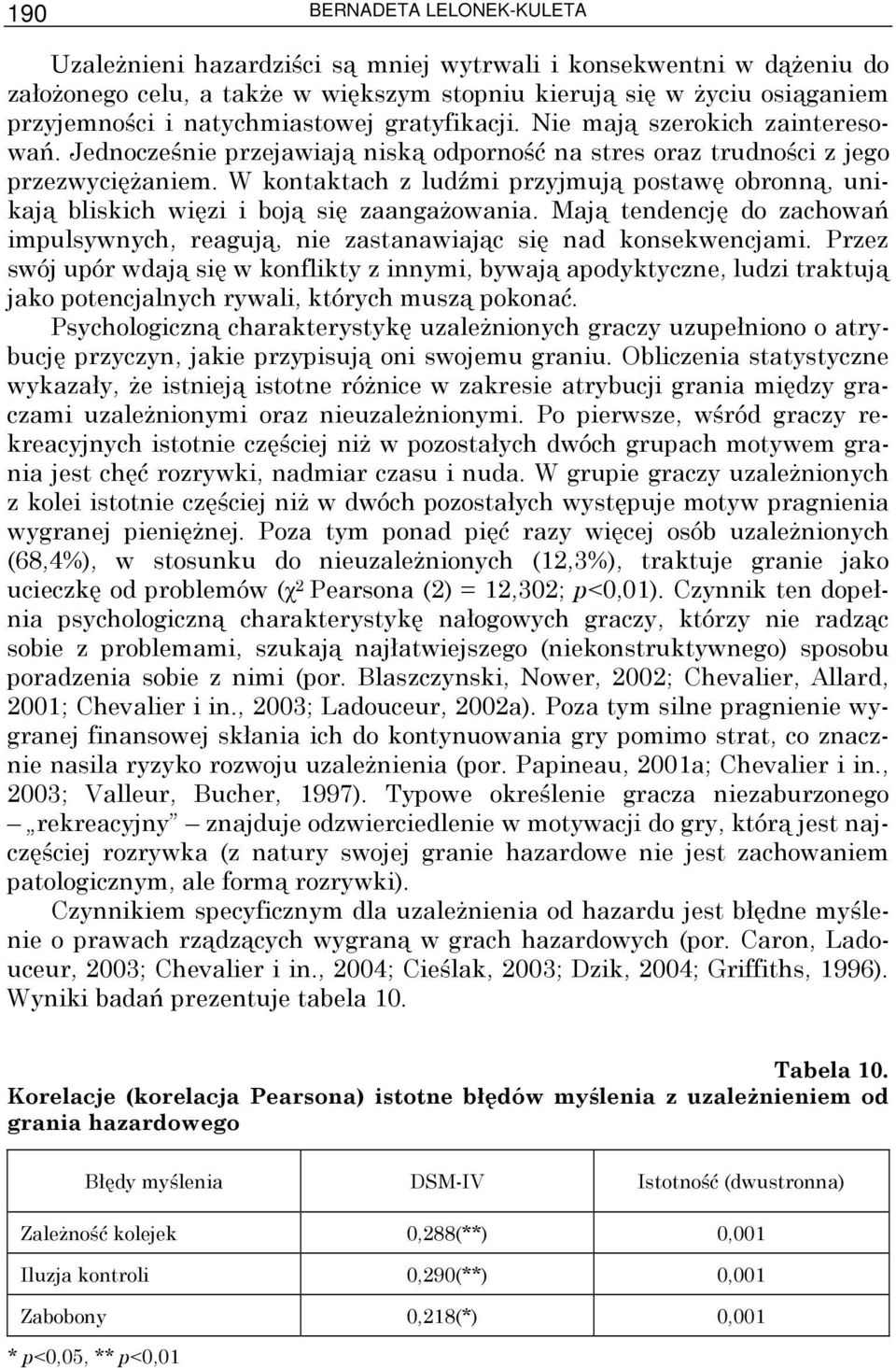 W kontaktach z ludźmi przyjmują postawę obronną, unikają bliskich więzi i boją się zaangaŝowania. Mają tendencję do zachowań impulsywnych, reagują, nie zastanawiając się nad konsekwencjami.