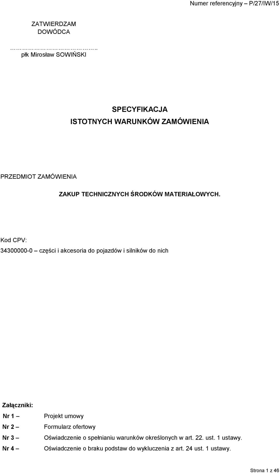 ŚRODKÓW MATERIAŁOWYCH.