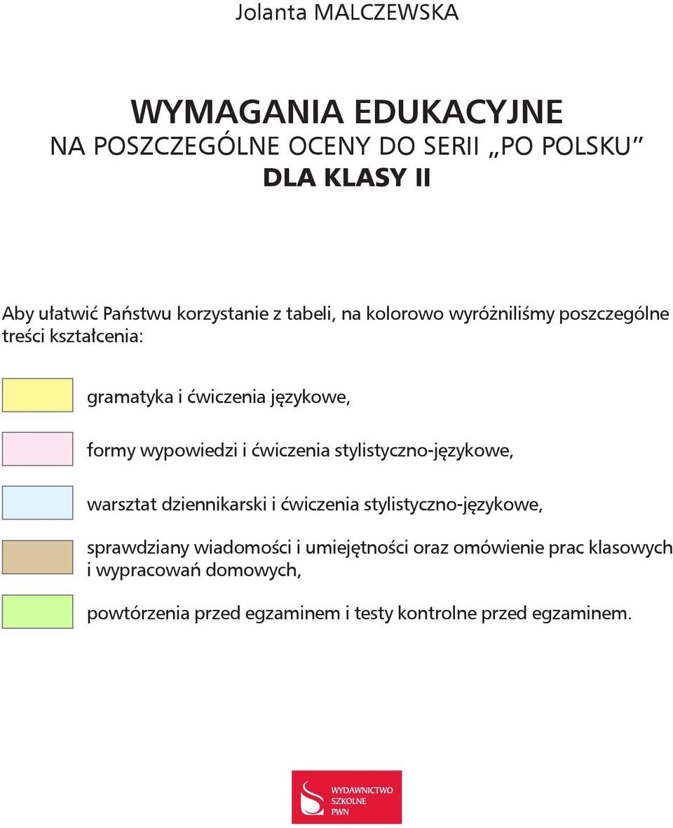 wypowiedzi i ćwiczenia stylistyczno-językowe, warsztat dziennikarski i ćwiczenia stylistyczno-językowe, sprawdziany