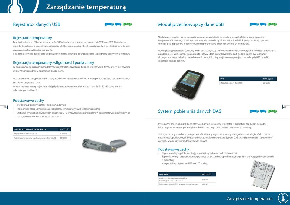 Gdy zarejestrowane dane okażą się potrzebne, można je szybko pobrać za pomocą programu dla systemu Windows.