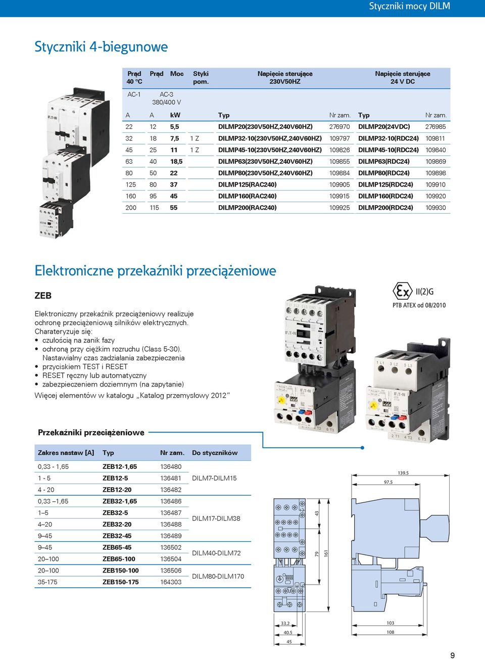 DILMP45-10(230V50HZ,240V60HZ) 109826 DILMP45-10(RDC24) 109840 63 40 18,5 DILMP63(230V50HZ,240V60HZ) 109855 DILMP63(RDC24) 109869 80 50 22 DILMP80(230V50HZ,240V60HZ) 109884 DILMP80(RDC24) 109898 125