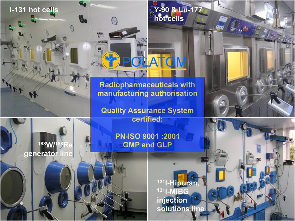 certified: 188 W/ 188 Re generator line PN-ISO 9001 :2001