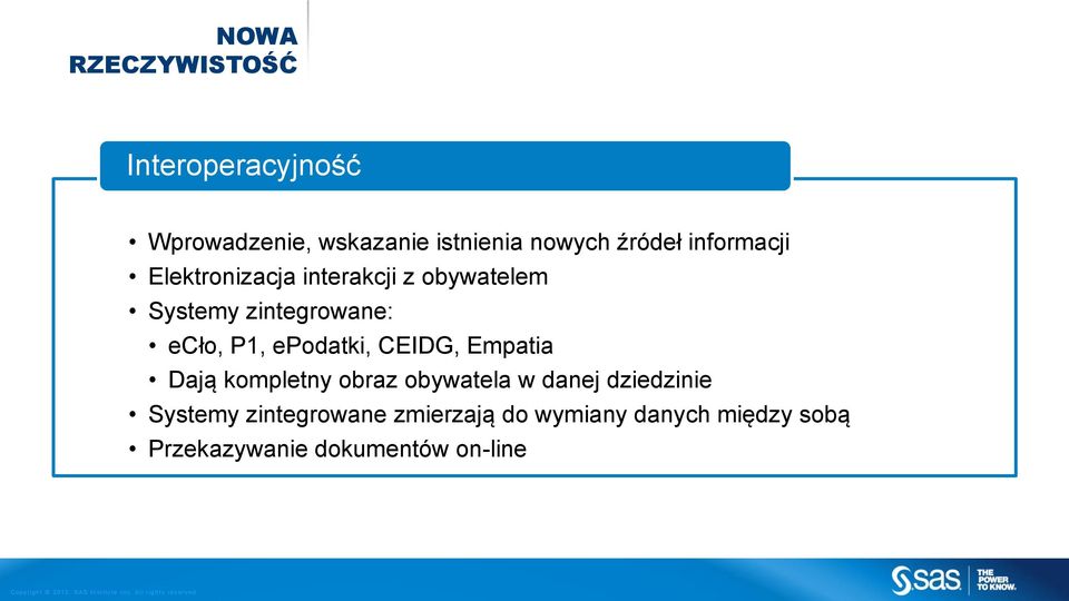 ecło, P1, epodatki, CEIDG, Empatia Dają kompletny obraz obywatela w danej