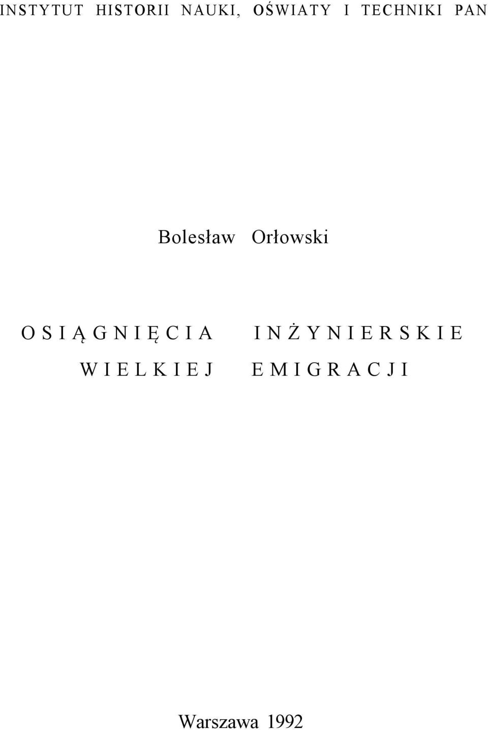 Bolesław Orłowski OSIĄGNIĘCIA