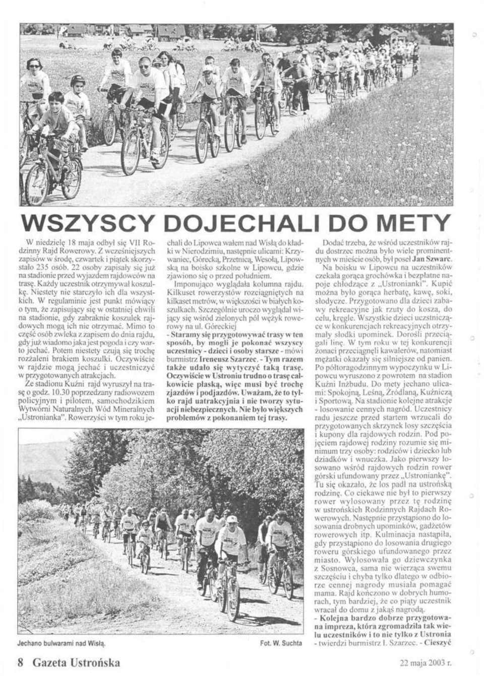 Niestety nie starczyło ich dla wszystkich. W regulaminie jest punkt mówiący o tym, że zapisujący się w ostatniej chwili na stadionie, gdy zabraknie koszulek rajdowych mogą ich nie otrzymać.