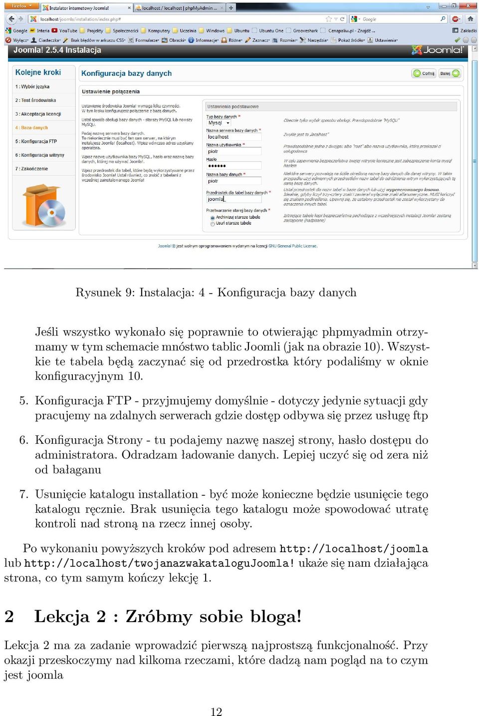 Konfiguracja FTP - przyjmujemy domyślnie - dotyczy jedynie sytuacji gdy pracujemy na zdalnych serwerach gdzie dostęp odbywa się przez usługę ftp 6.