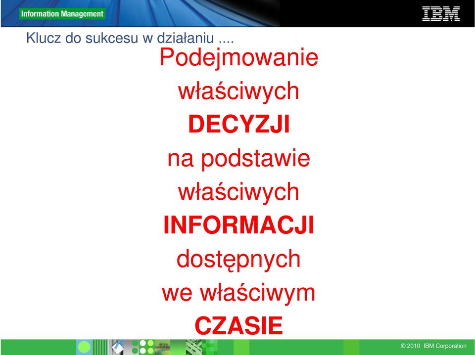 DECYZJI na podstawie właściwych