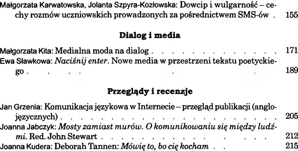 N o w e m edia w przestrzeni tekstu poetyckiego.