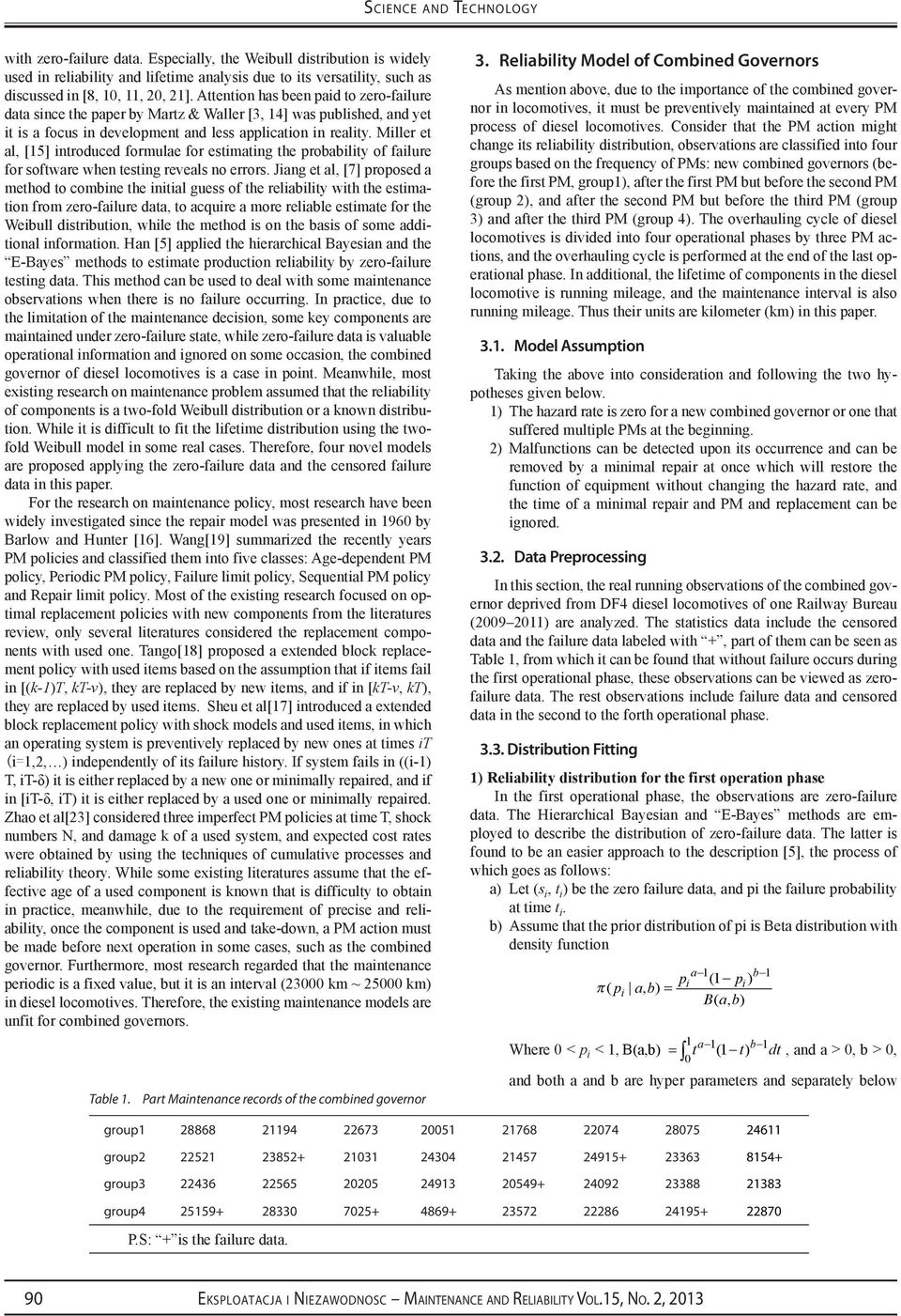 Attention has been paid to zero-failure data since the paper by Martz & Waller [3, 14] was published, and yet it is a focus in development and less application in reality.